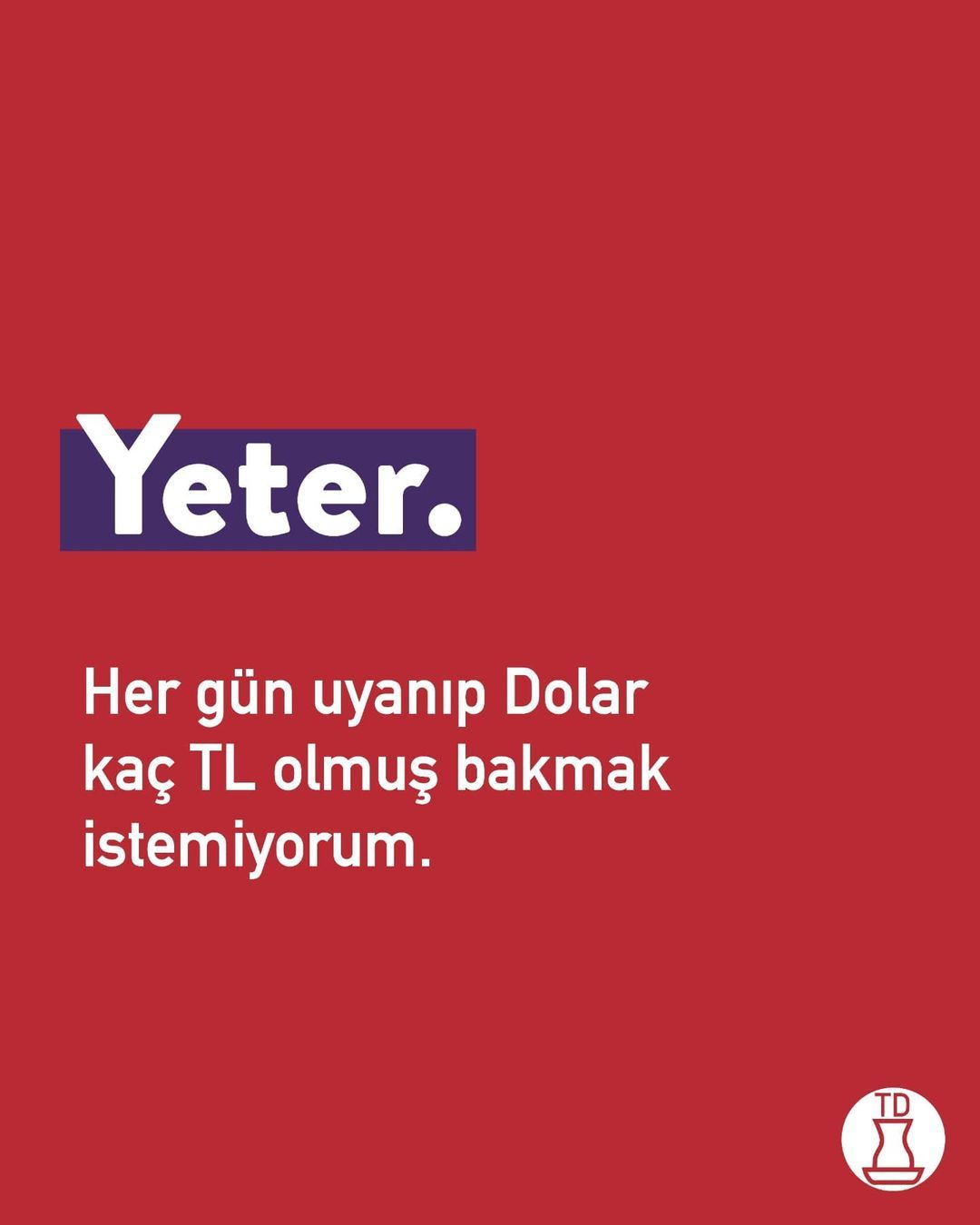 Yeter, dayanamıyorum. ...