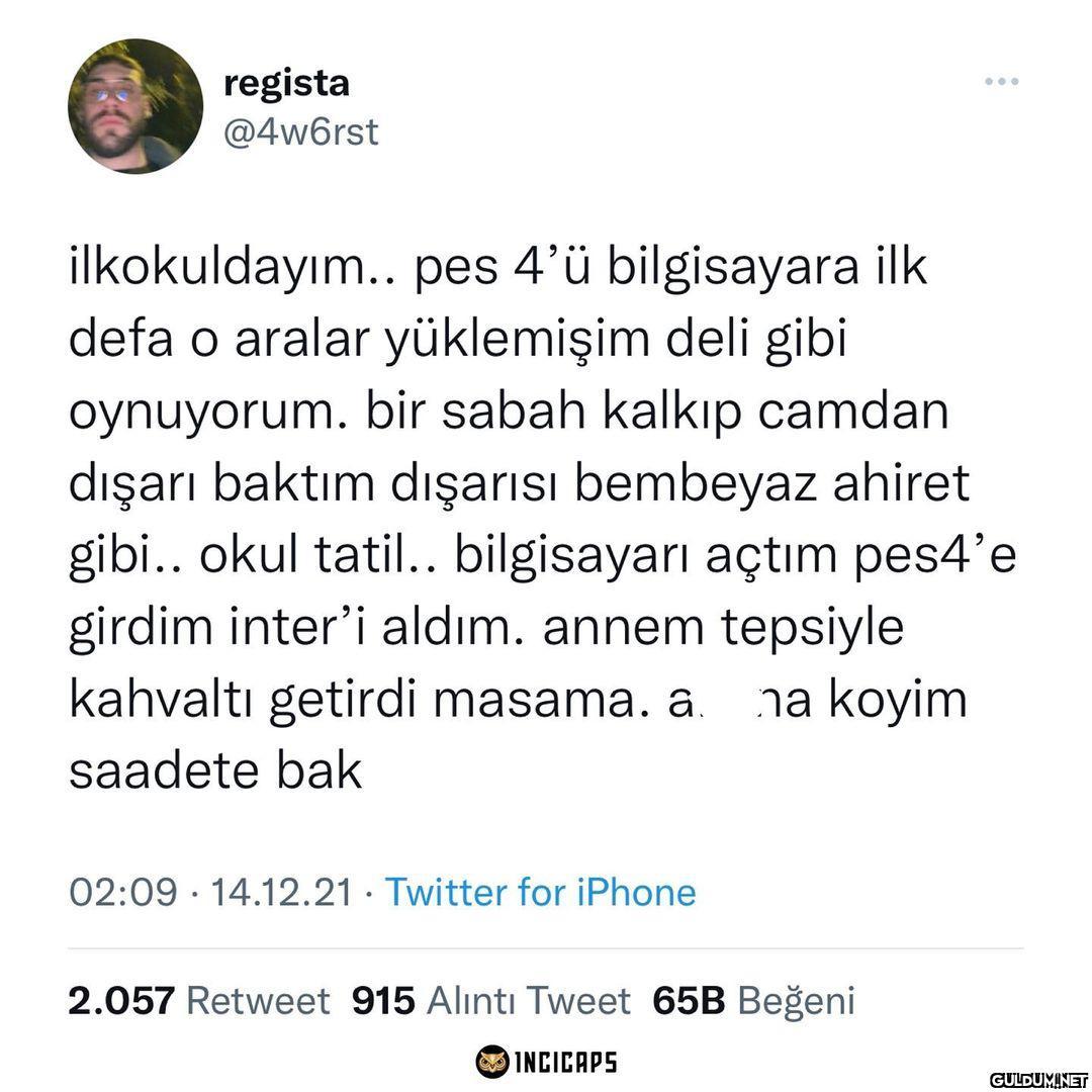 tweet beni çok farklı...