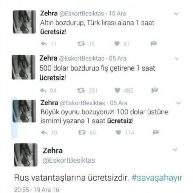 Zehra @EskortBesiktas 10...