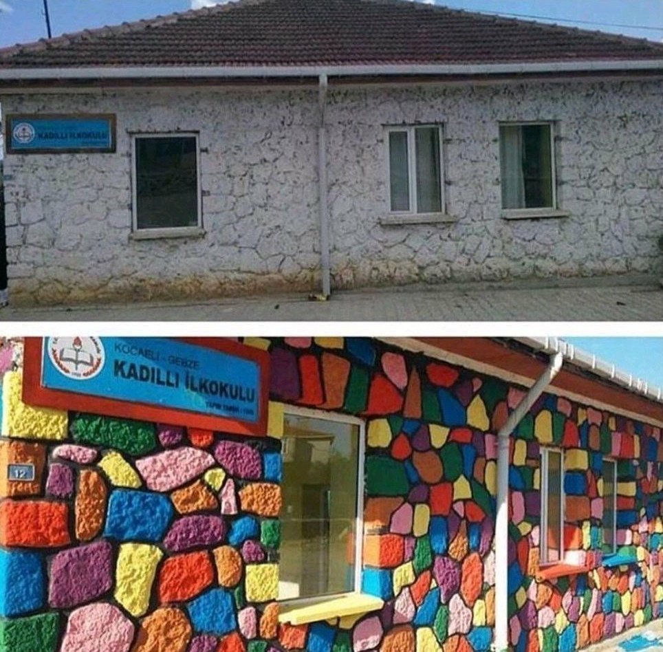 Bir köy okulunun muhteşem...