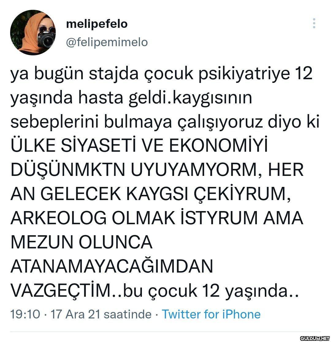 Gelecek kaygısı 12...