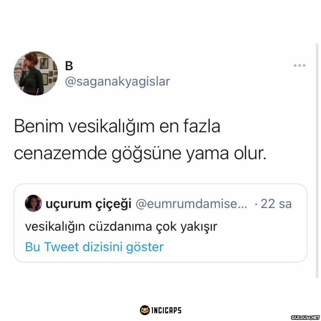 ... @saganakyagislar Benim...