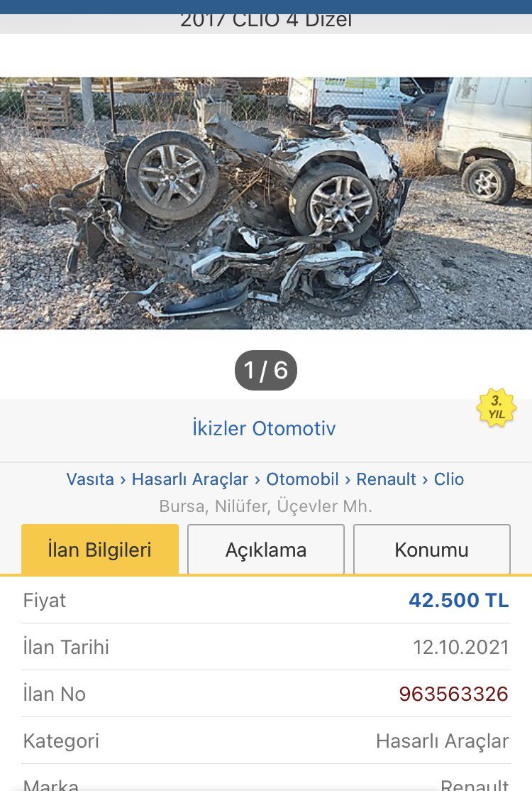 çıtır hasarlı    2017...