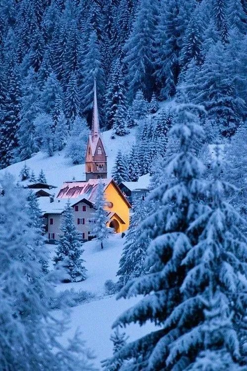 ❄️Dolomites'te kış.....