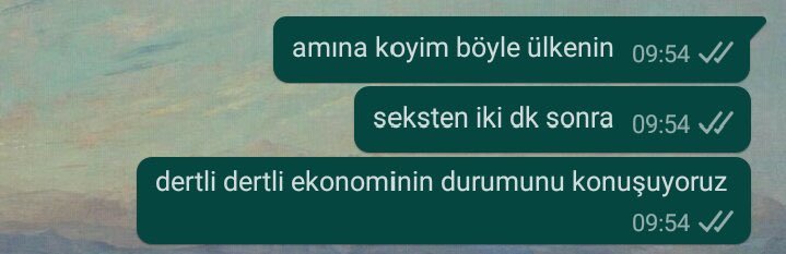 başka türlüsü mümkün değil...