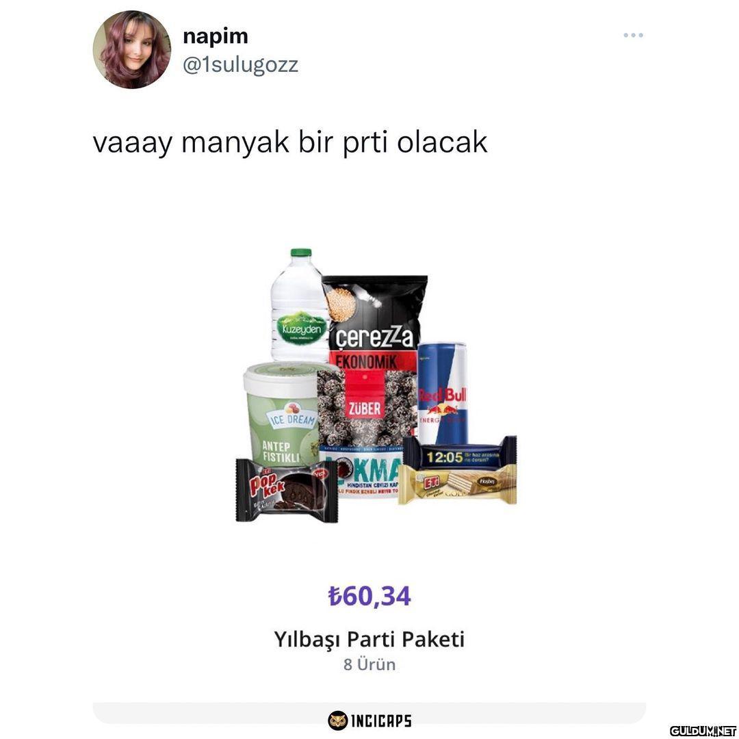 Yedikten sonra susarız...