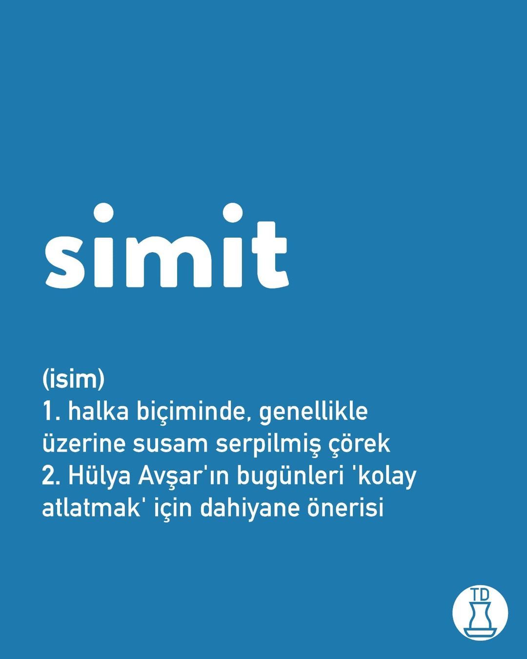 Simit yiyin kolayca...