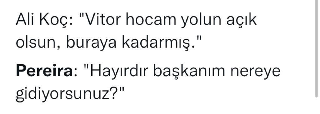 Fenerbahçe Vitor Pereira...