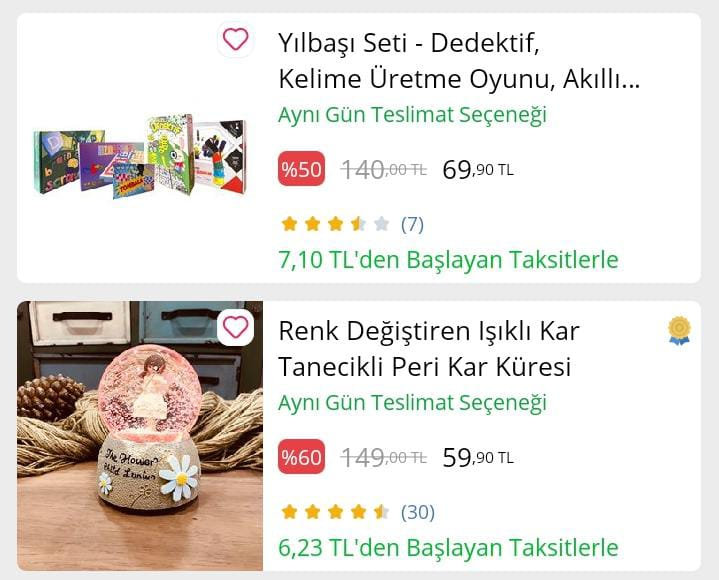 Günün fırsatları bu...