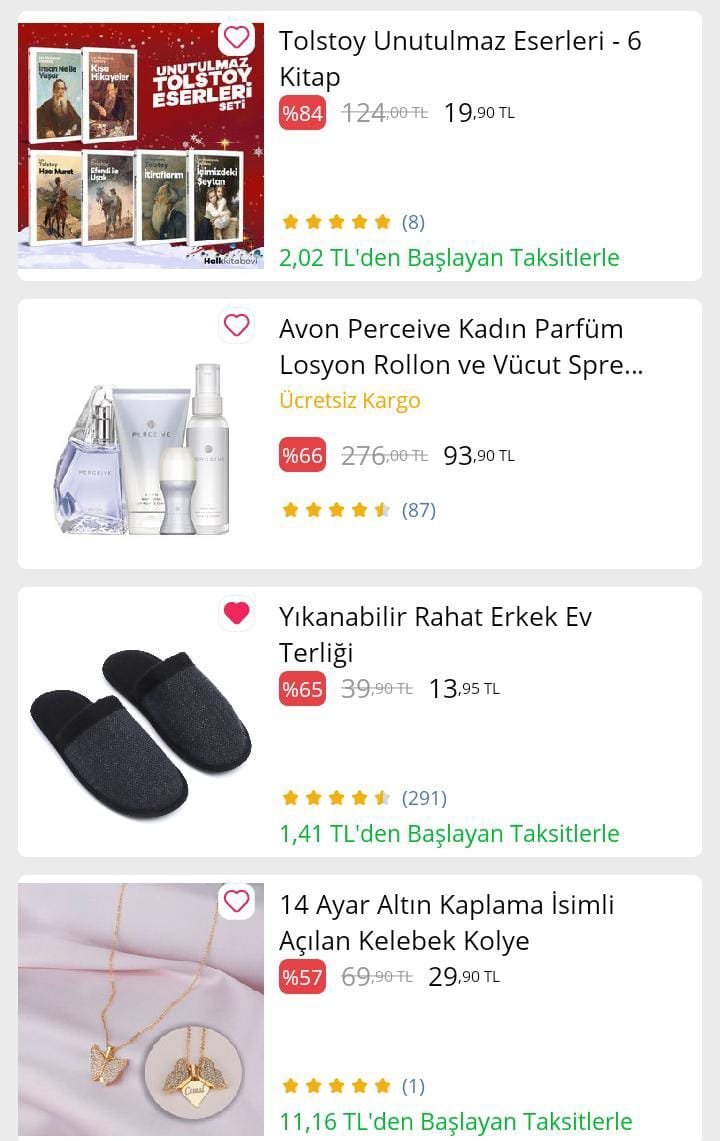 Günün fırsatları bu...