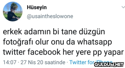 Hüseyin @usaintheslowone...