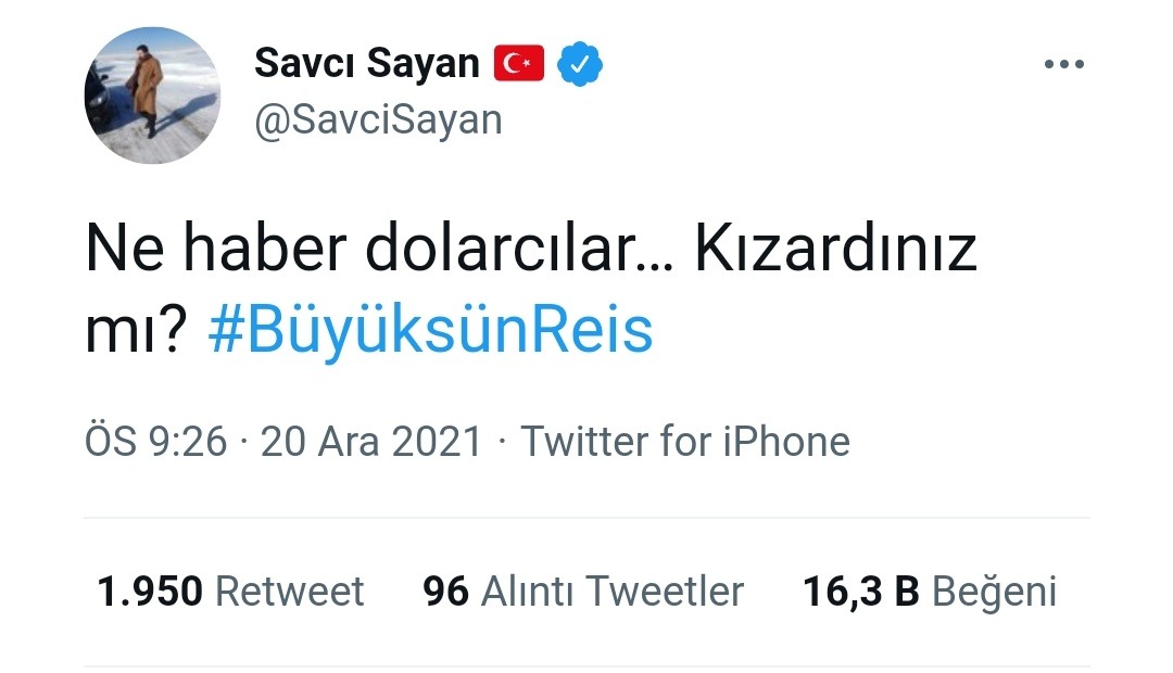 hele hele    Savcı Sayan...