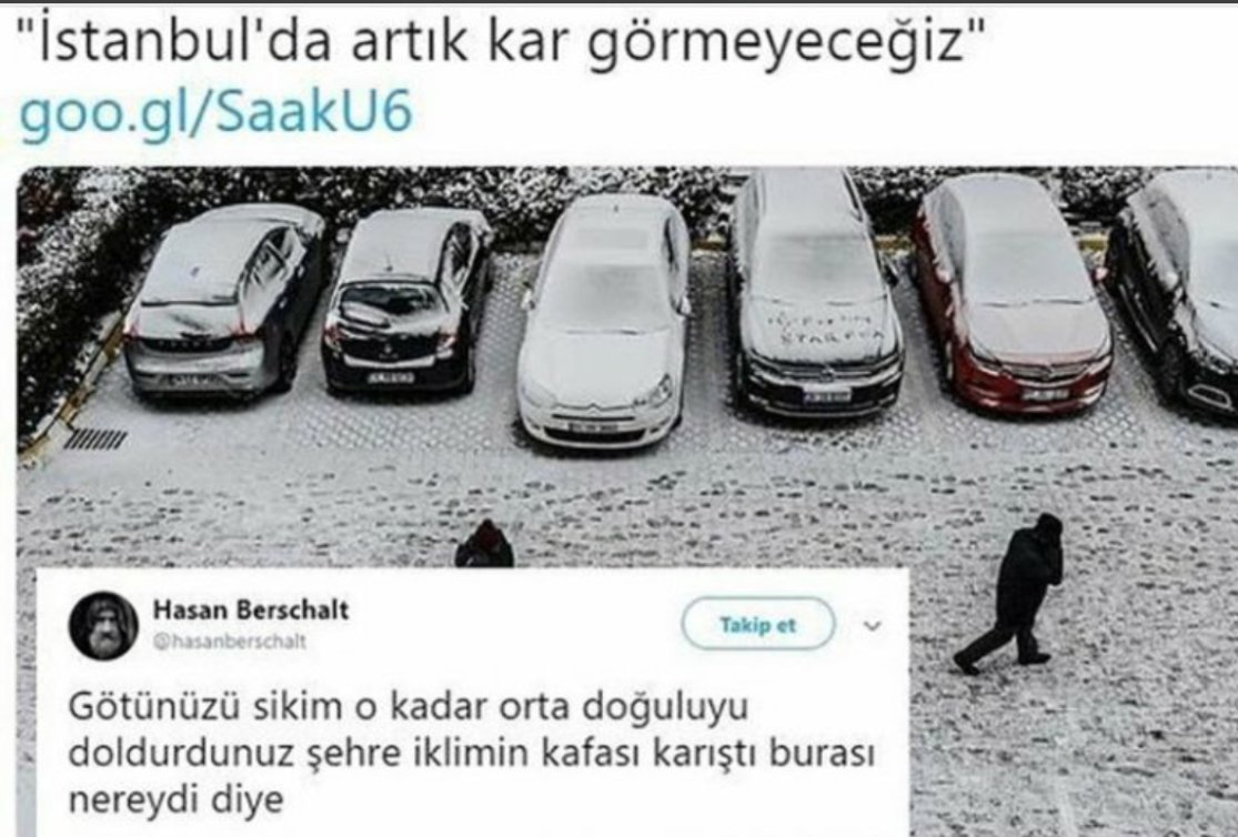 "İstanbul'da artık kar...