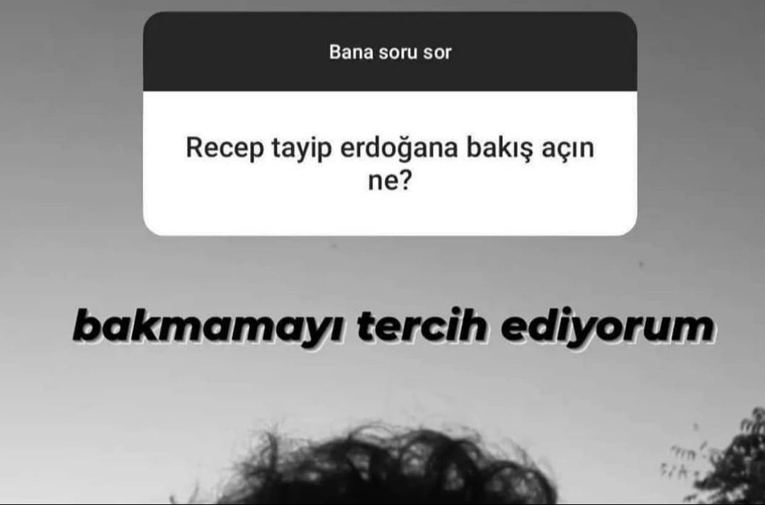 Bana soru sor Recep tayip...