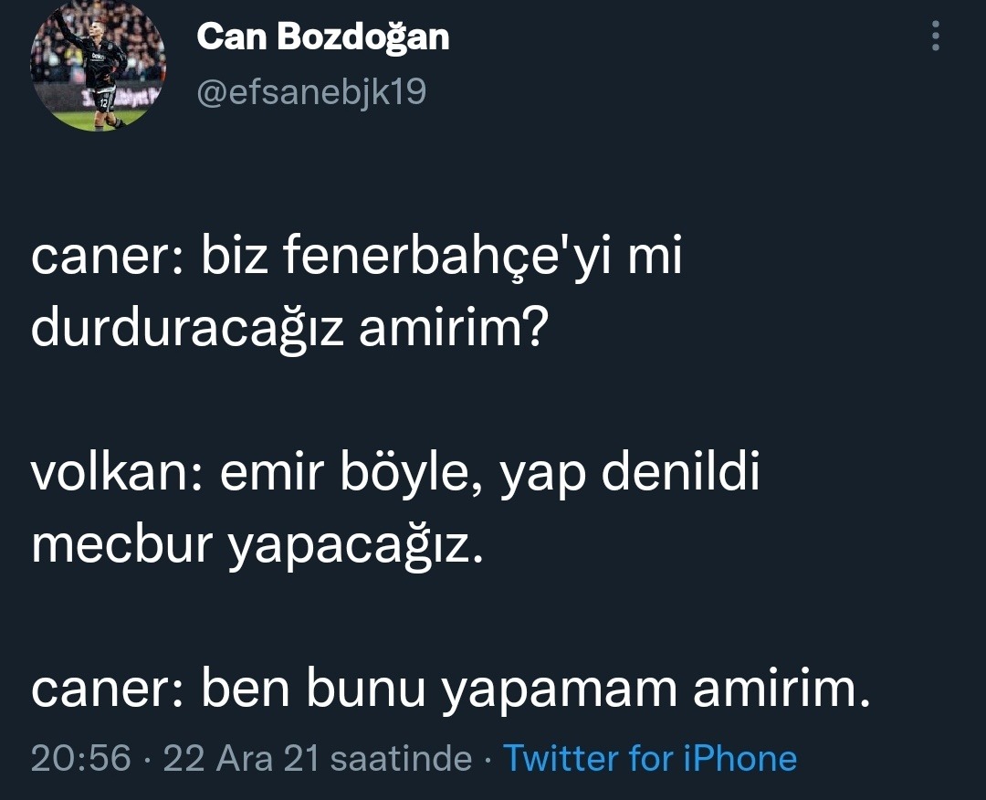 Can Bozdoğan yet...