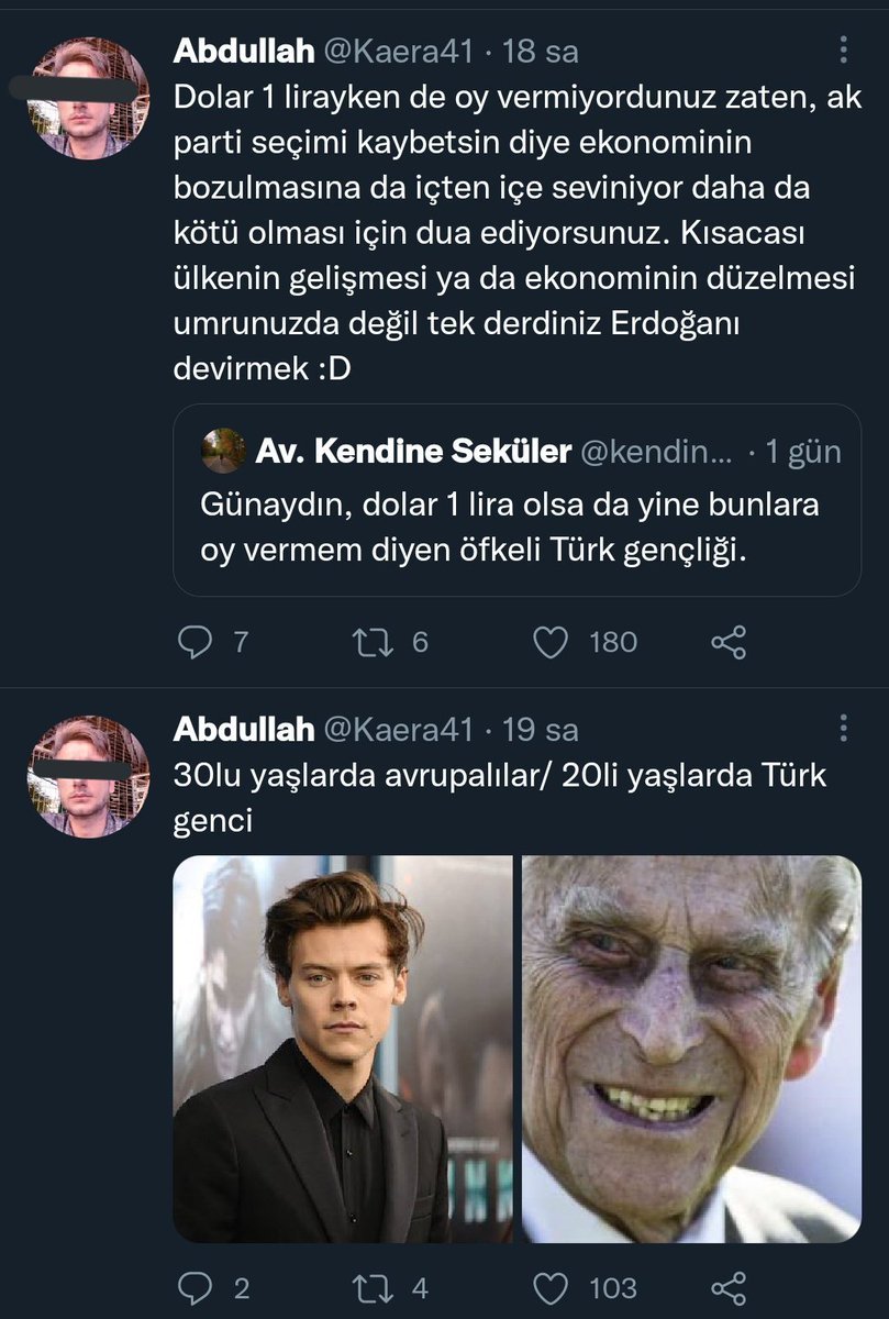iki tweet arasındaki uyum...