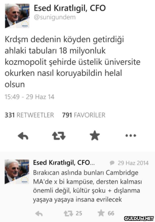Esed Kıratlıgil, CFO...