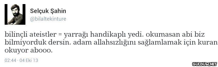 Selçuk Şahin...