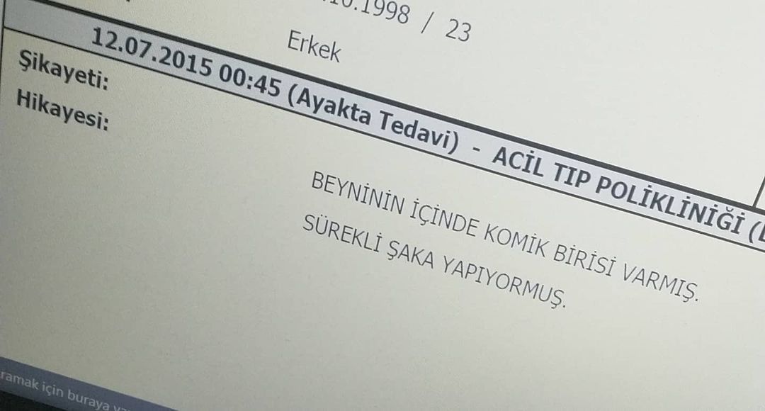 Bana da böyle bi hastalık...