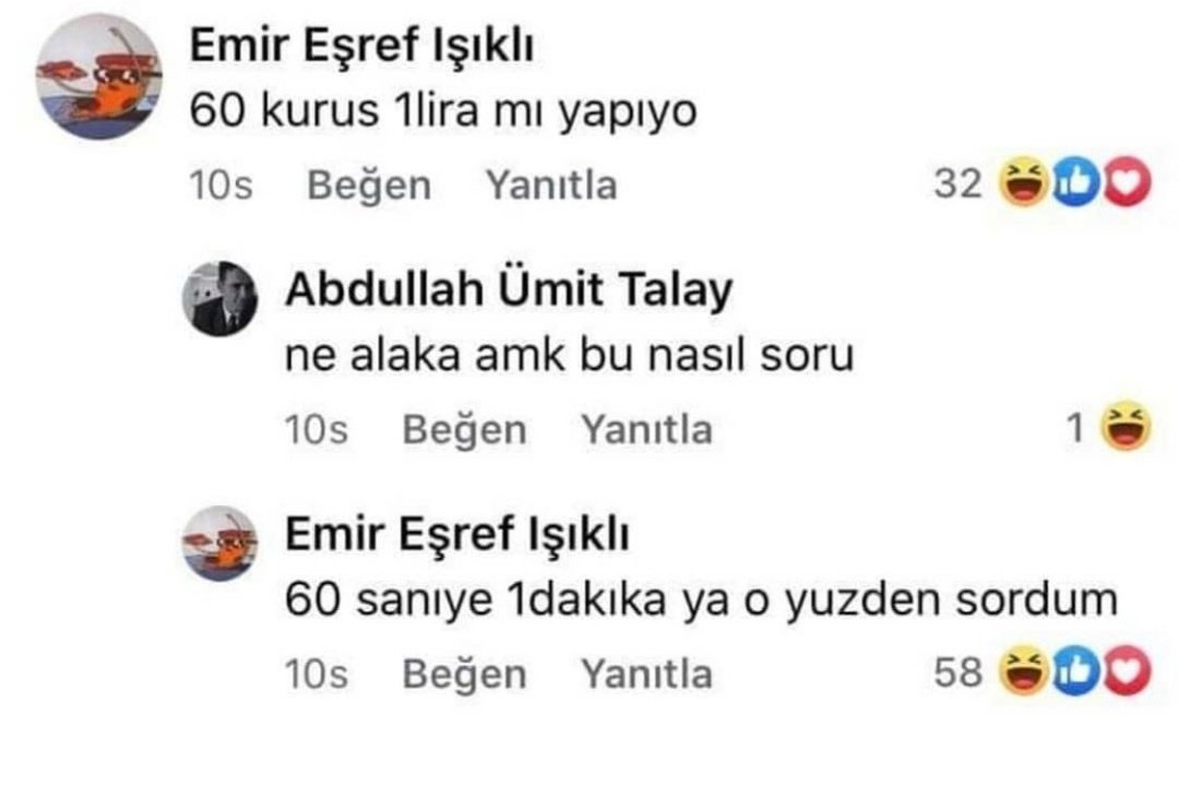 Emir Eşref İşıklı 60 kurus...