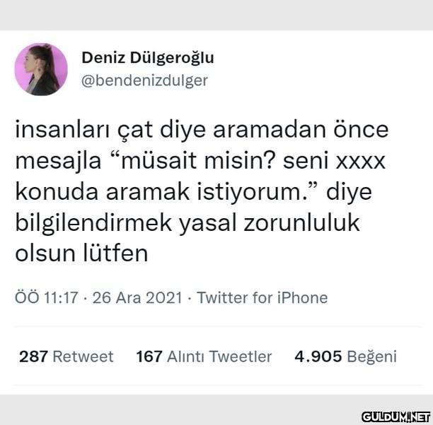 Deniz Dülgeroğlu...