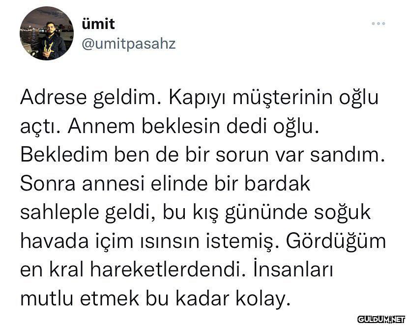 ümit @umitpasahz Adrese...