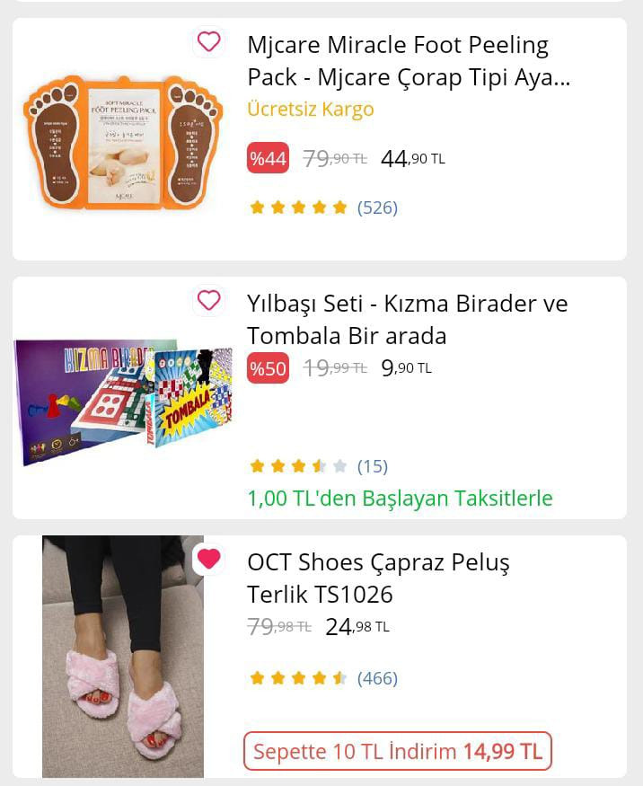 Günün fırsatları bu linkte...