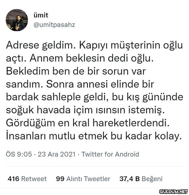 ümit @umitpasahz Adrese...