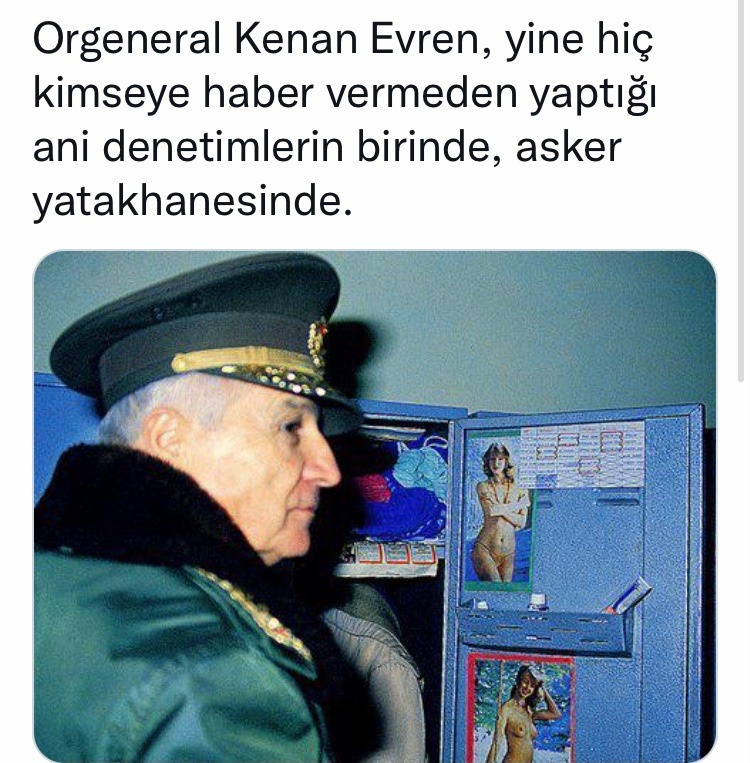 Orgeneral Kenan Evren,...