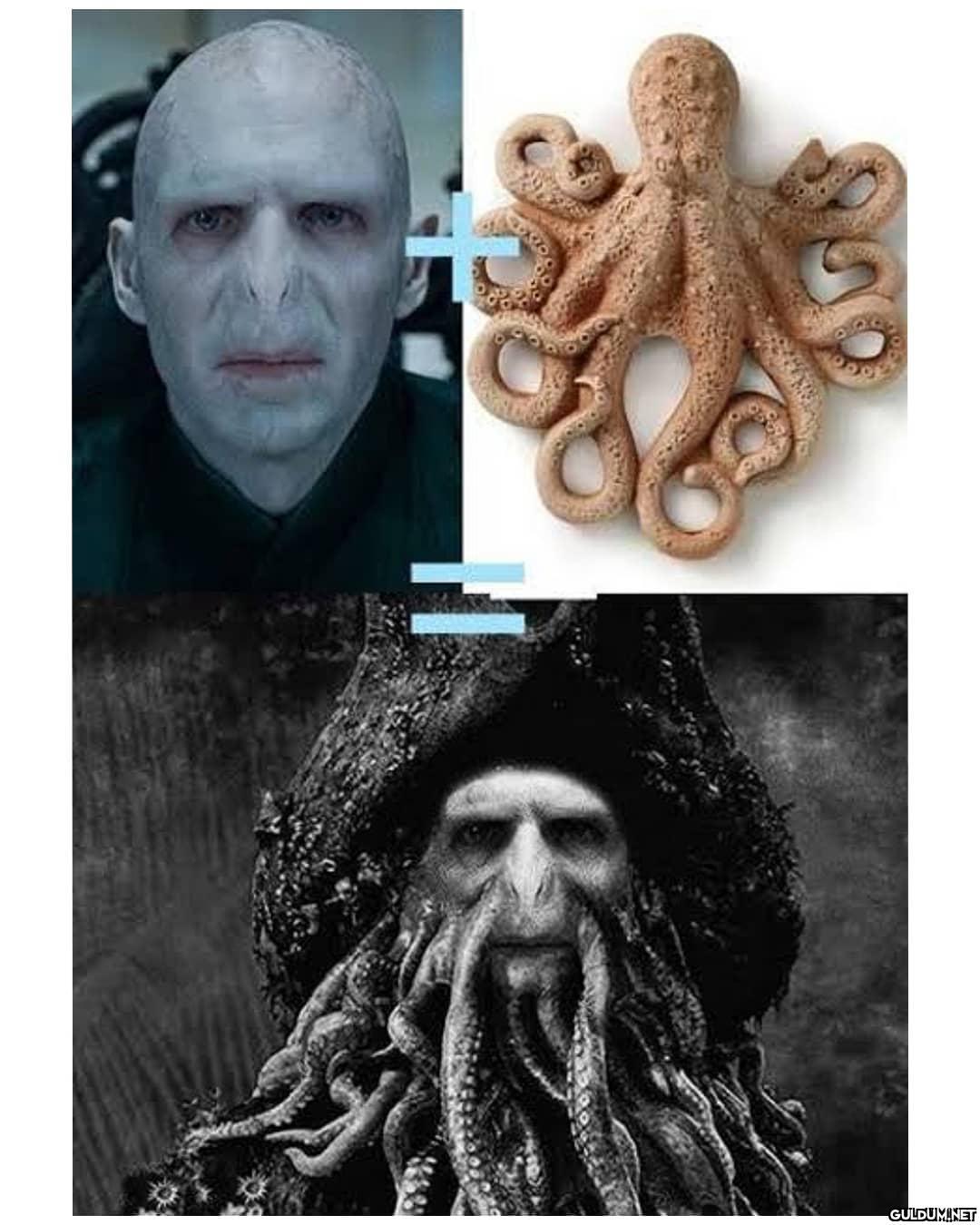 Voldemort + Ahtapot = Davy...