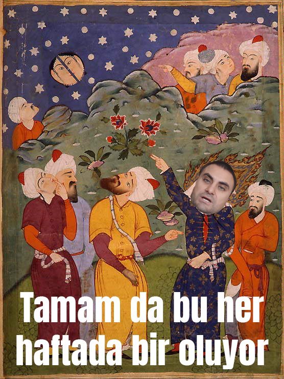 Tamam da bu her haftada...