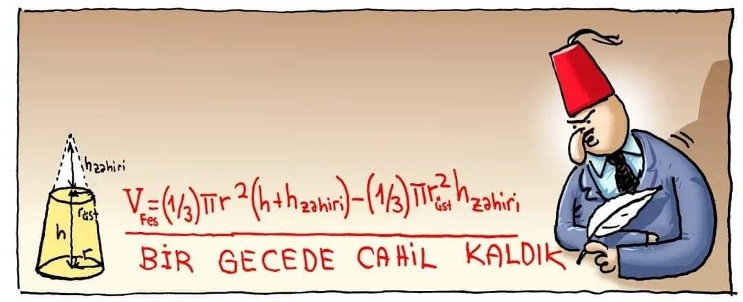Bir gecede cahil kaldık.. ...