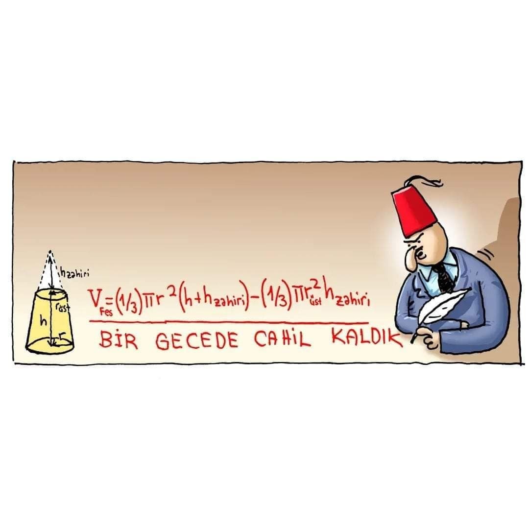 Bir gecede cahil kaldık.....