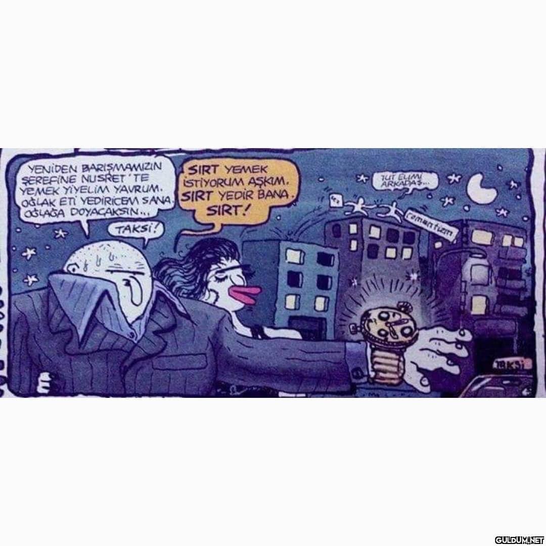 Sırt yemeğe götür.....