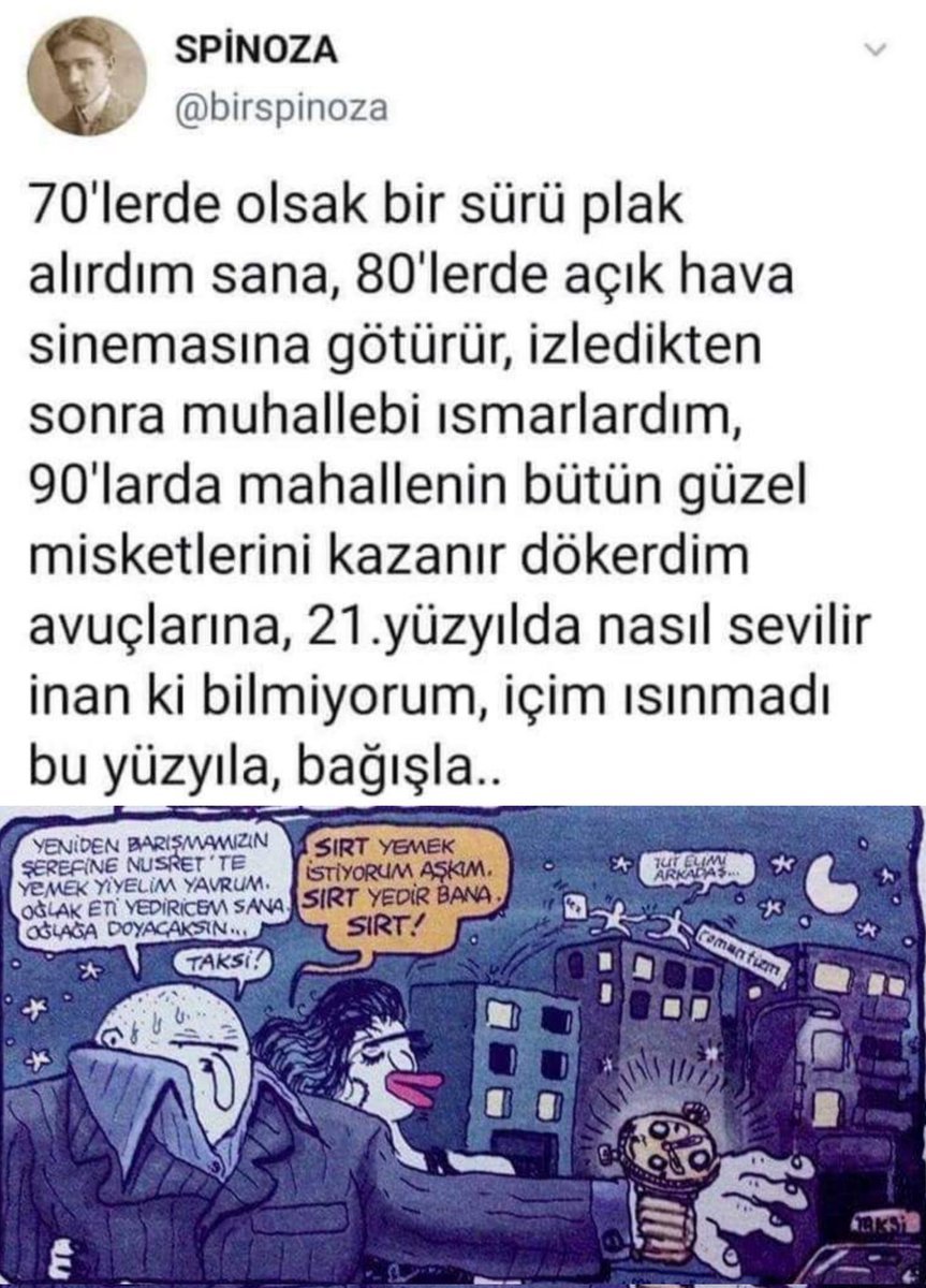 Sırt yemeğe götür..   ...