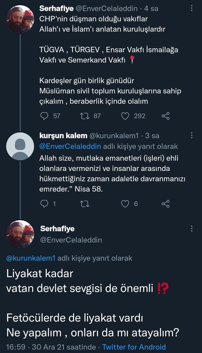 işine gelmeyince Allah'ın...