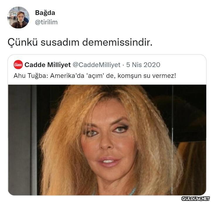 Bağda @tirilim Çünkü...