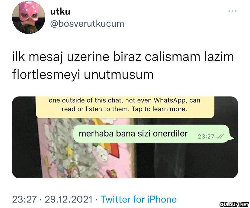 utku @bosverutkucum ilk...