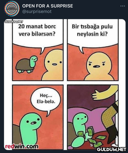 OPEN FOR A SURPRISE...