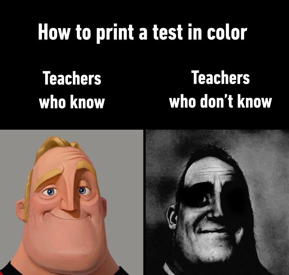 It's cheaper to print B&W...