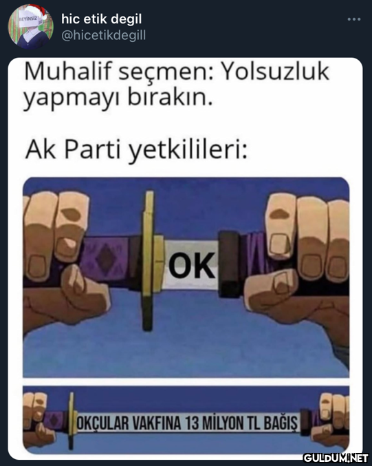 hic etik degil...