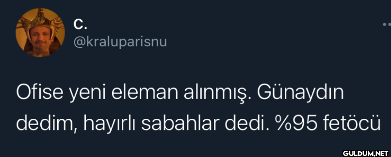 Ofise yeni eleman alınmış....