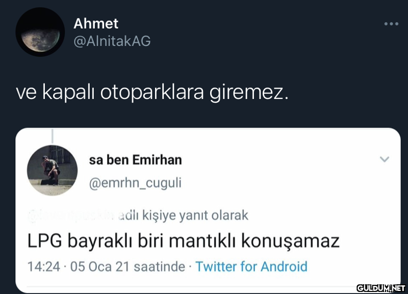Ahmet @AlnitakAG ve kapalı...