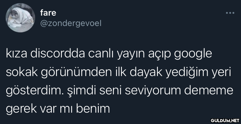 fare @zondergevoel kıza...