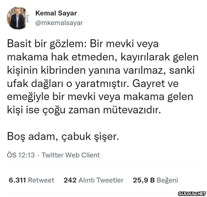 Kemal Sayar @mkemalsayar...