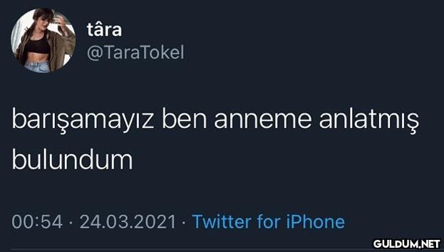 târa @TaraTokel...