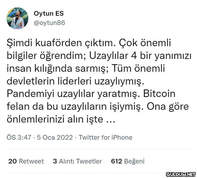 Oytun ES @oytun86 Şimdi...