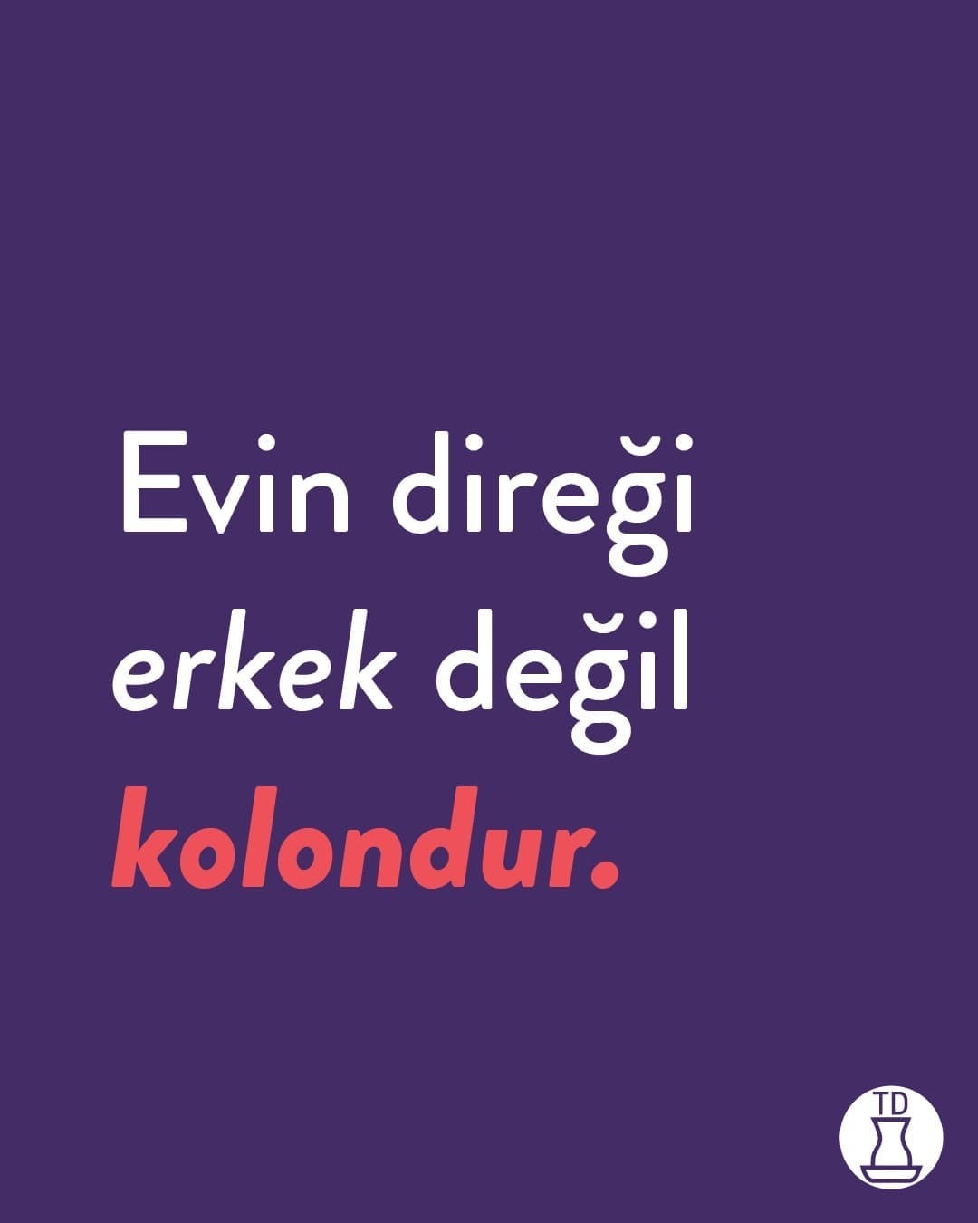 Maalesef bu düşünceler...