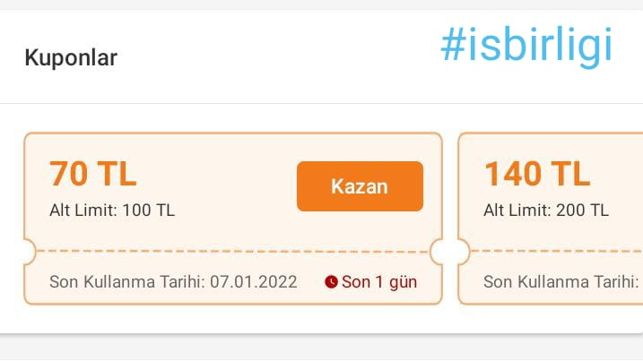 Bugün saat 23.59'a kadar...