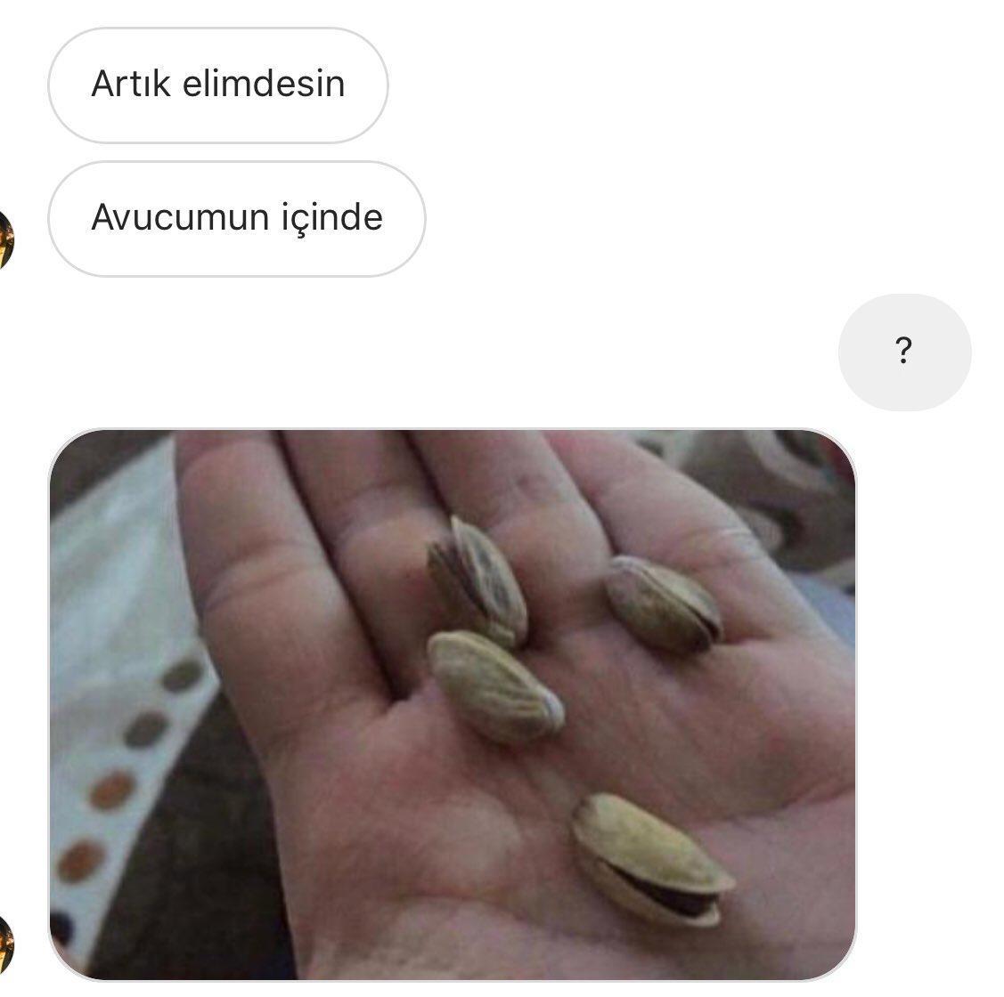 Artık elimdesin Avucumun...